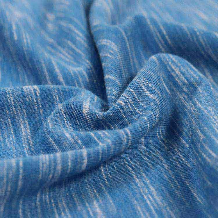 xt-185 t/r 人棉/涤纶段彩单面汗布 140gsm,针织面料